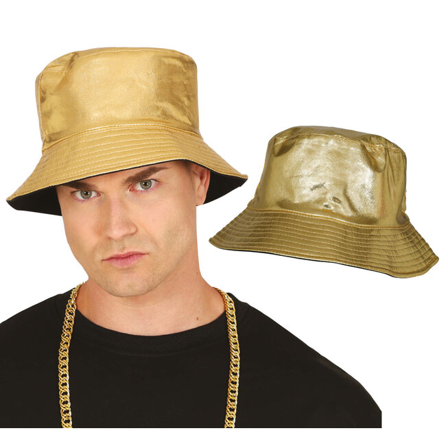 Guirca Creations Hoed - Vissershoedje - Goud