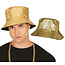 Guirca Creations Hoed - Vissershoedje - Goud