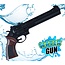 Fiestas Guirca Waterpistool - Colt - Zwart - 24cm