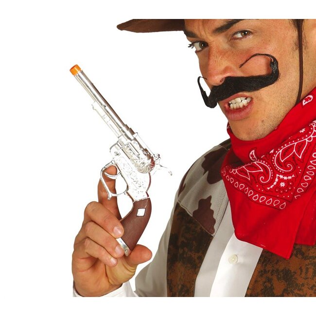 Guirca Creations Pistool - Revolver - Western - 25cm - Niet voor klappertjes