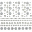 Guirca Creations Sierstenen - Parelkleur - Voor het gezicht - Zelfklevend - 100+