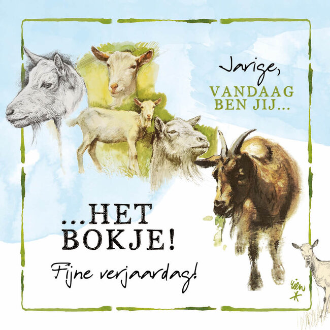 Comello Kaartenmapje - 10st. - 4 designs -  - Rien Poortvliet - Lang leve de boerderij - Feestvarken - 12x12cm