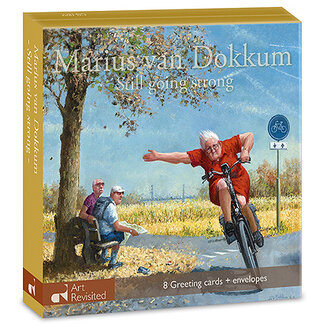 Comello Kaartenmapje - 2 x 4 designs - Marius van Dokkum - Still going strong - 12x12cm