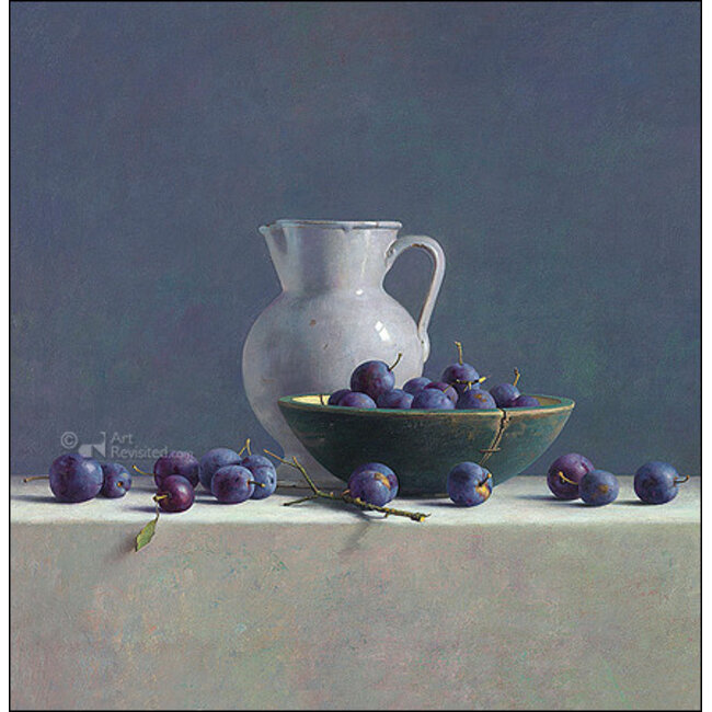 Comello Kaartenmapje - 2 x 4 designs - Henk helmantel - Still life - 12x12cm