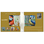 Comello Kaartenmapje - 2 x 4 designs - Erik van Ommen - Birds - 12x12cm