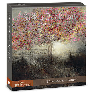 Comello Kaartenmapje - 2 x 4 designs - Saskia Boelsums - Sympathy - 12x12cm