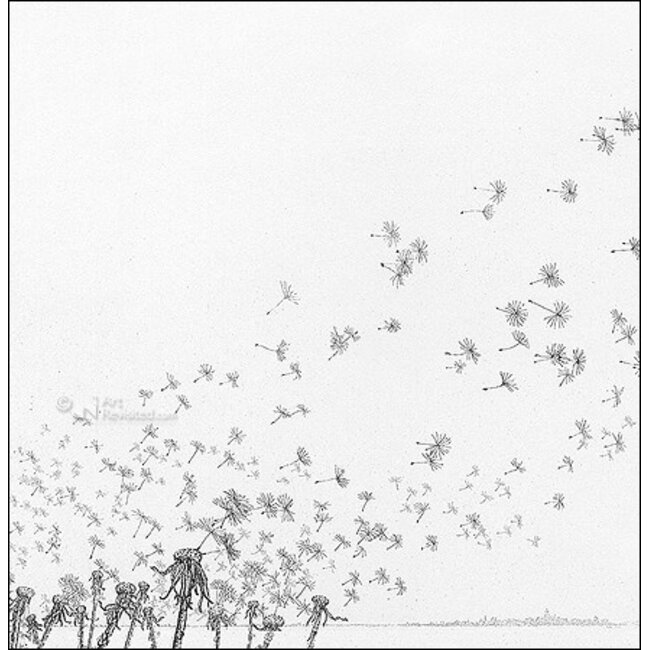 Comello Kaartenmapje - 2 x 4 designs - Reinder Homan - Sympathy - 12x12cm