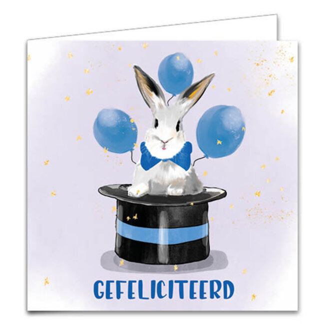 Comello Kaartenmapje - 10st. - 4 designs - Petit Paris - Zebra - 12x12cm