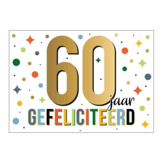 Kaart - Goud waard - 60 jaar - GWA28