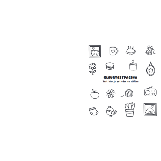 Lantaarn Boek - Kleurboek - Sunny vibes - Comfy & cosy - Love & hugs