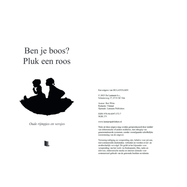 Lantaarn Boek - Ben je boos? Pluk een roos - Rijmpjes en versjes
