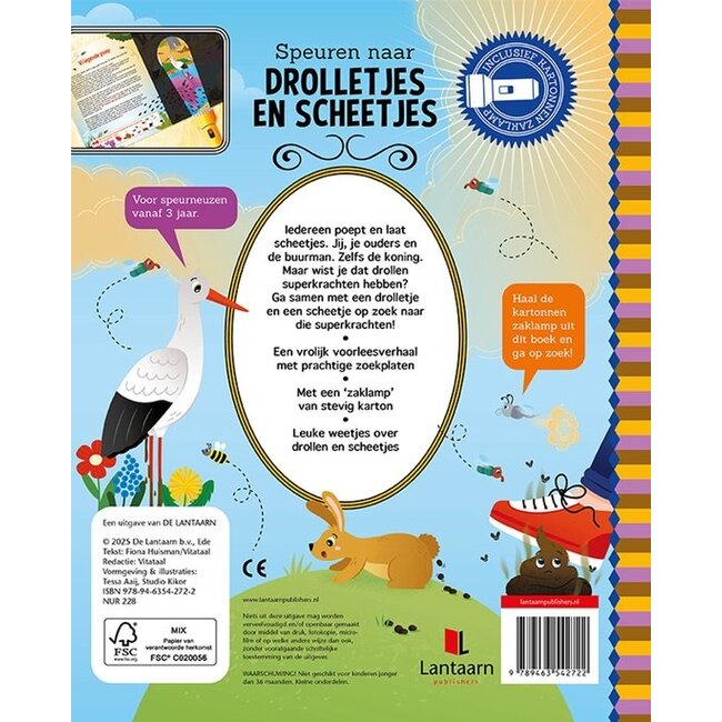 Lantaarn Boek - Speuren naar drolletjes en scheetjes