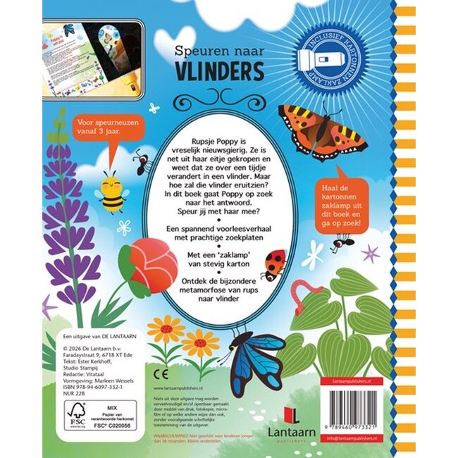 Lantaarn Boek - Speuren naar vlinders