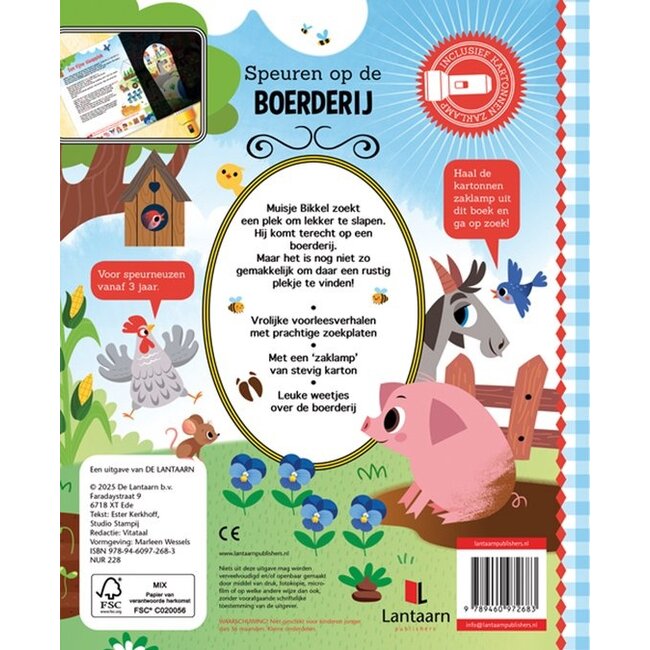 Lantaarn Boek - Speuren op de boerderij