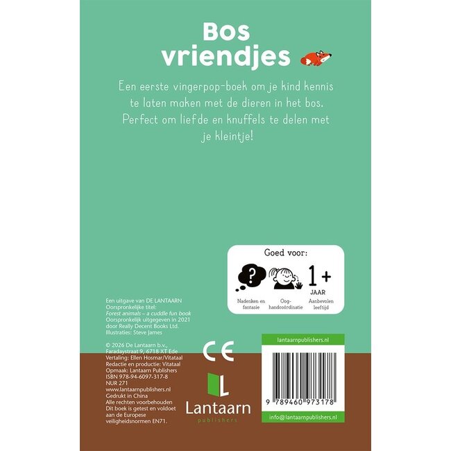 Lantaarn Boek - Knuffelpret - Bosvriendjes
