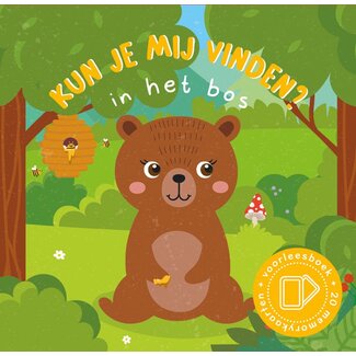 Lantaarn Boek + 20 memory kaarten - Kun je mij vinden? - In het bos