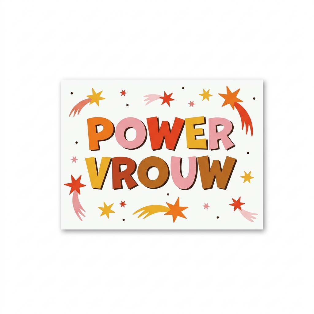 Kaart - Artige - Eyecandy - Power vrouw - EC53-D