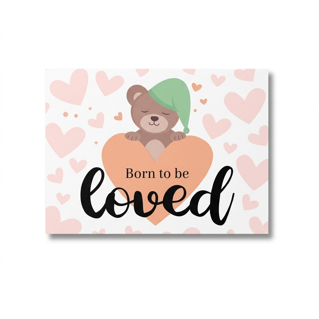Kaart - Artige - Eyecandy - Born to be Loved - EC03-G