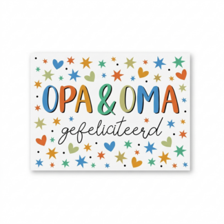 Artige Kaart - Opa en oma - Eyecandy - EC07-F