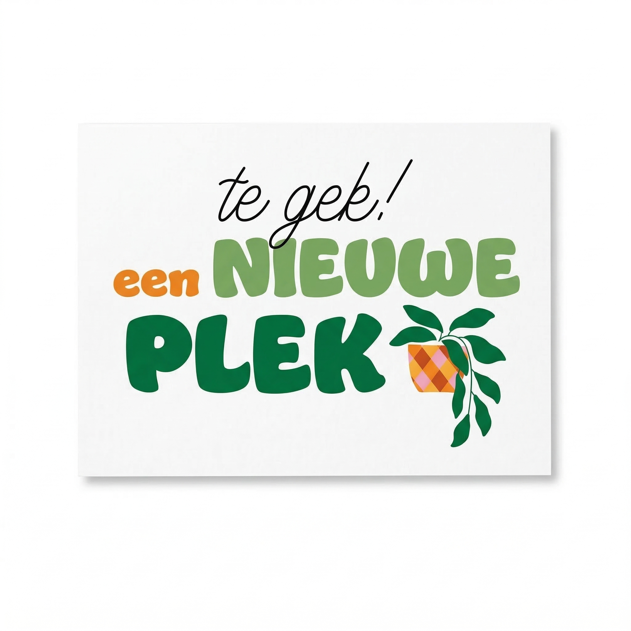 Kaart - Artige - Eyecandy - Te gek een nieuwe plek - EC10-F