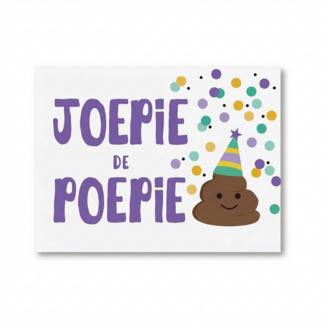 Artige Kaart - Artige - Eyecandy - Joepie de Poepie - EC28-G