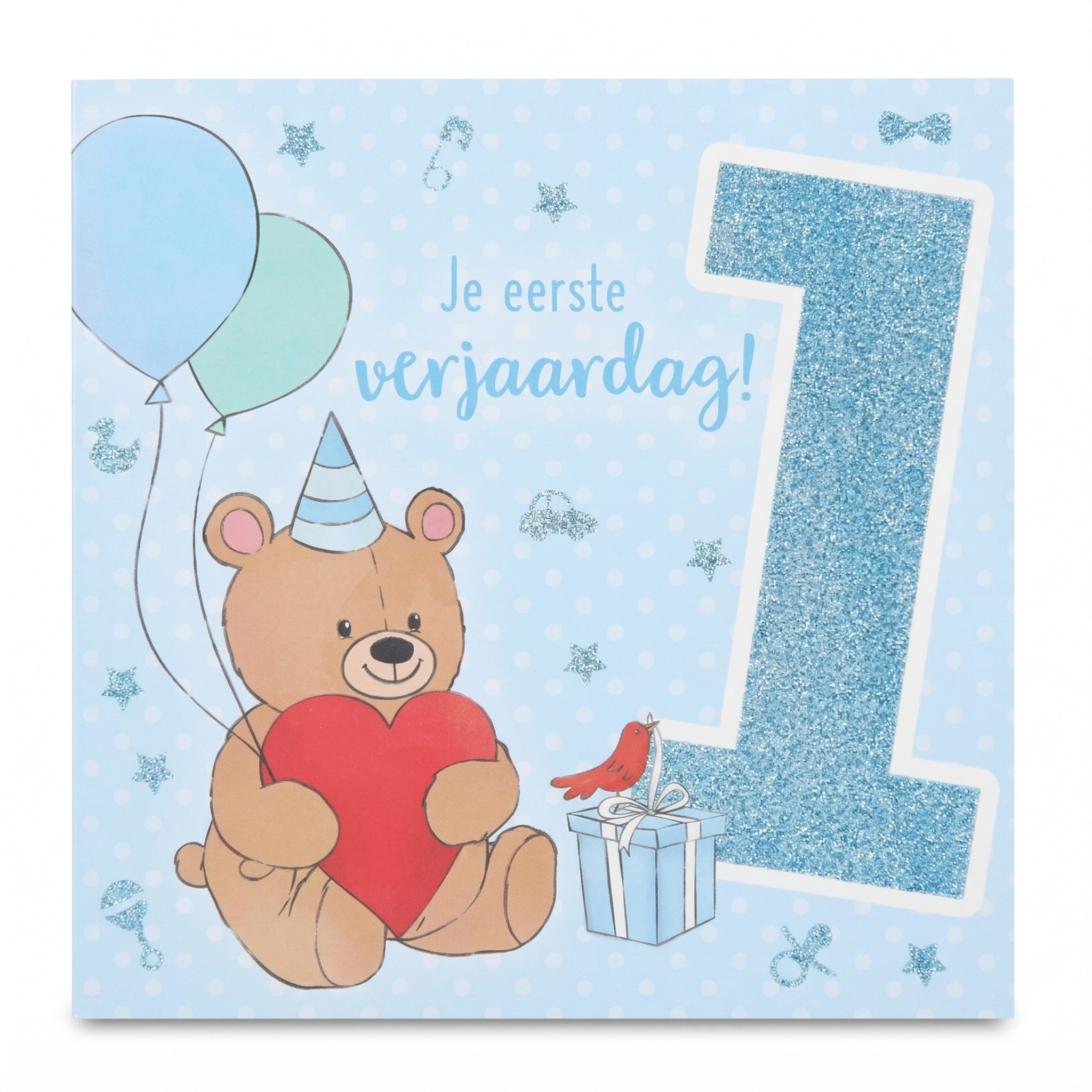 Kaart - Leeftijd & muziek - 1 jaar - Beertje - 002A.