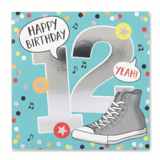 Depesche Kaart - 12 jaar - Leeftijd & muziek - 022A.