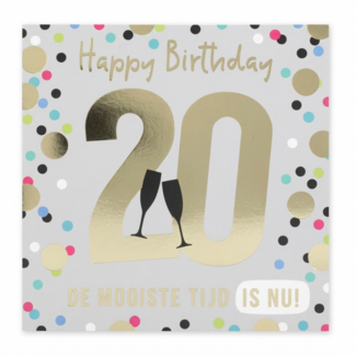 Depesche Kaart - 20 jaar - Leeftijd & muziek - 032A.