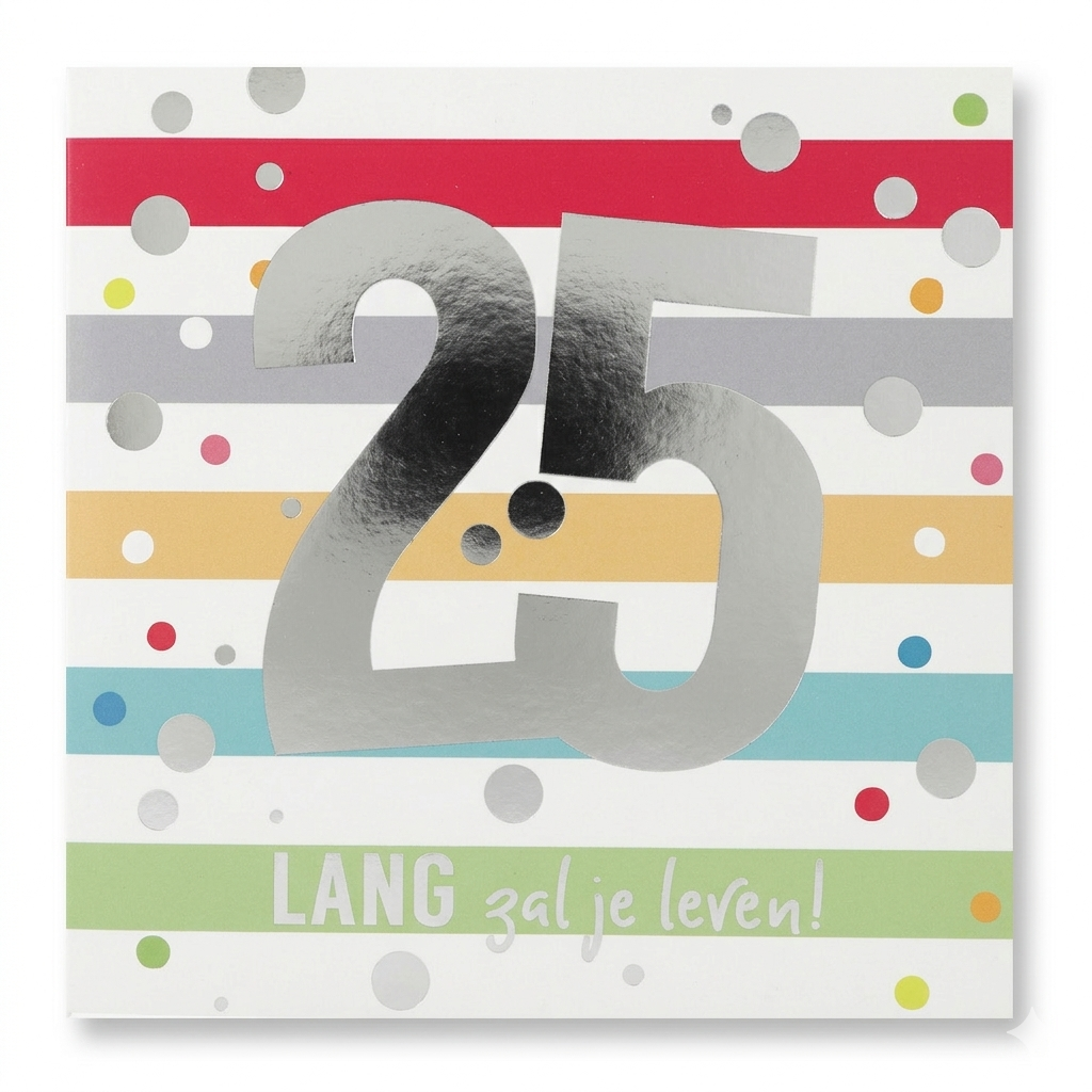 Kaart - Leeftijd & muziek - 25 jaar - 034A.