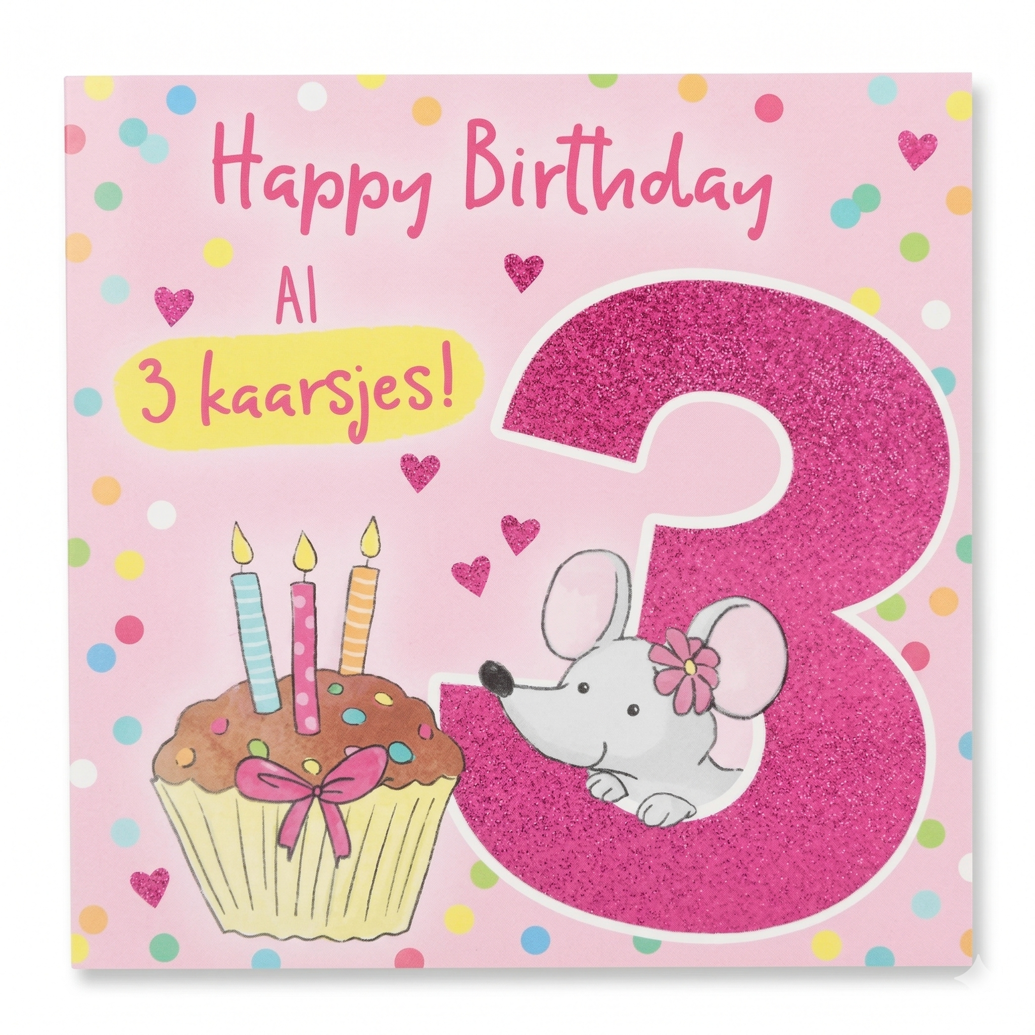 Kaart - Leeftijd & muziek - 3 jaar - Muis - 005A.