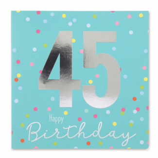 Depesche Kaart - Leeftijd & muziek - 45 jaar - 041A.