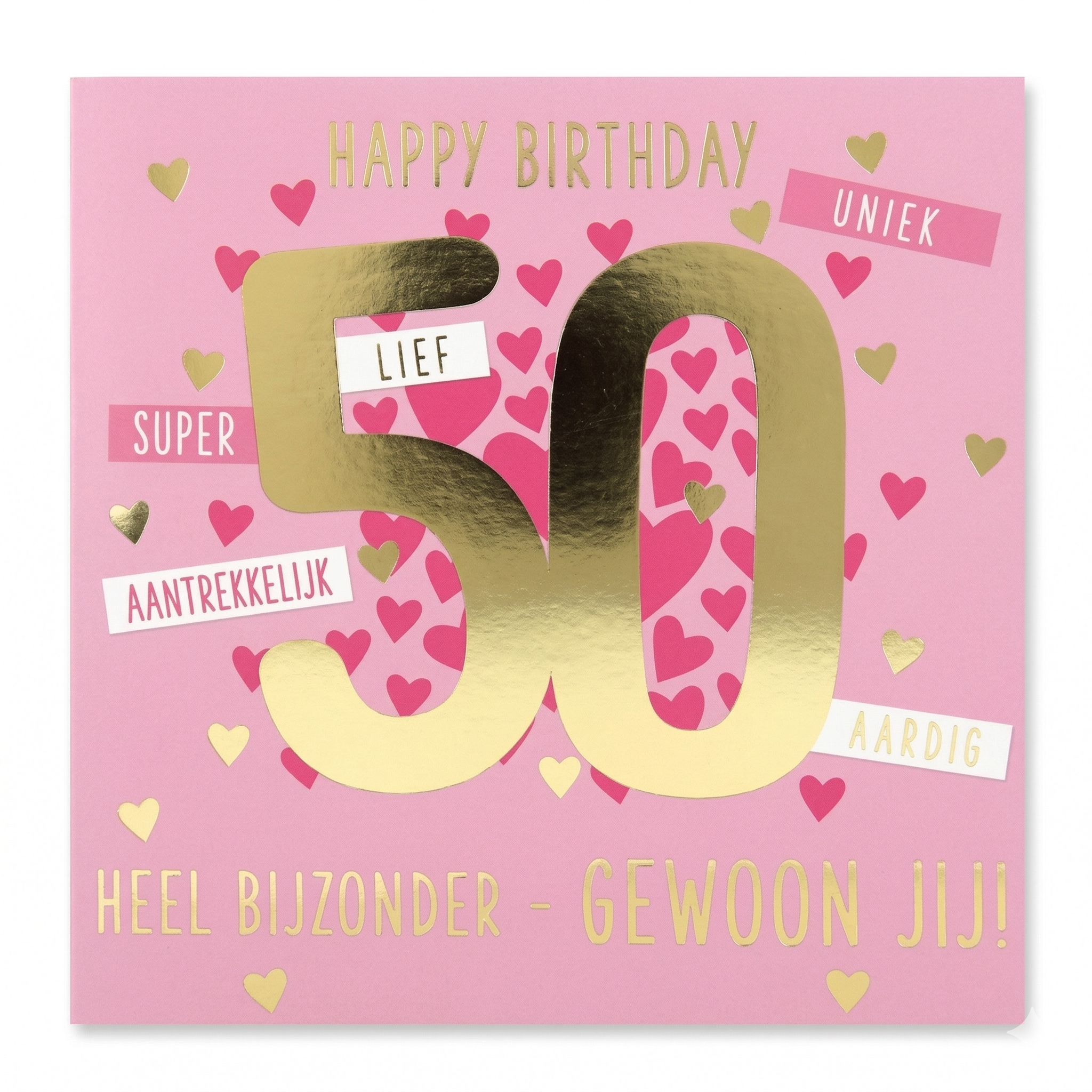 Kaart - Leeftijd & muziek - 50 jaar - Heel bijzonder, gewoon jij - 043A.