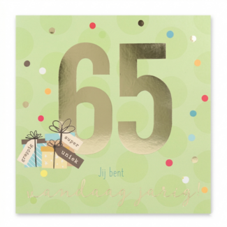 Depesche Kaart - Leeftijd & muziek - 65 jaar - 48A.