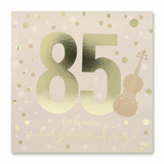 Depesche Kaart - Leeftijd & muziek - 85 jaar - 055A.