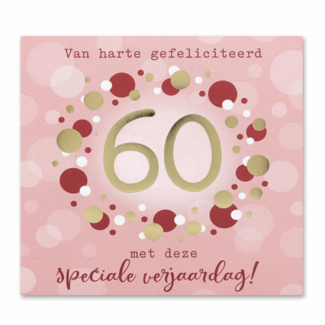 Depesche Kaart - 60, speciale verjaardag - Pop-up, licht & muziek - 009A.