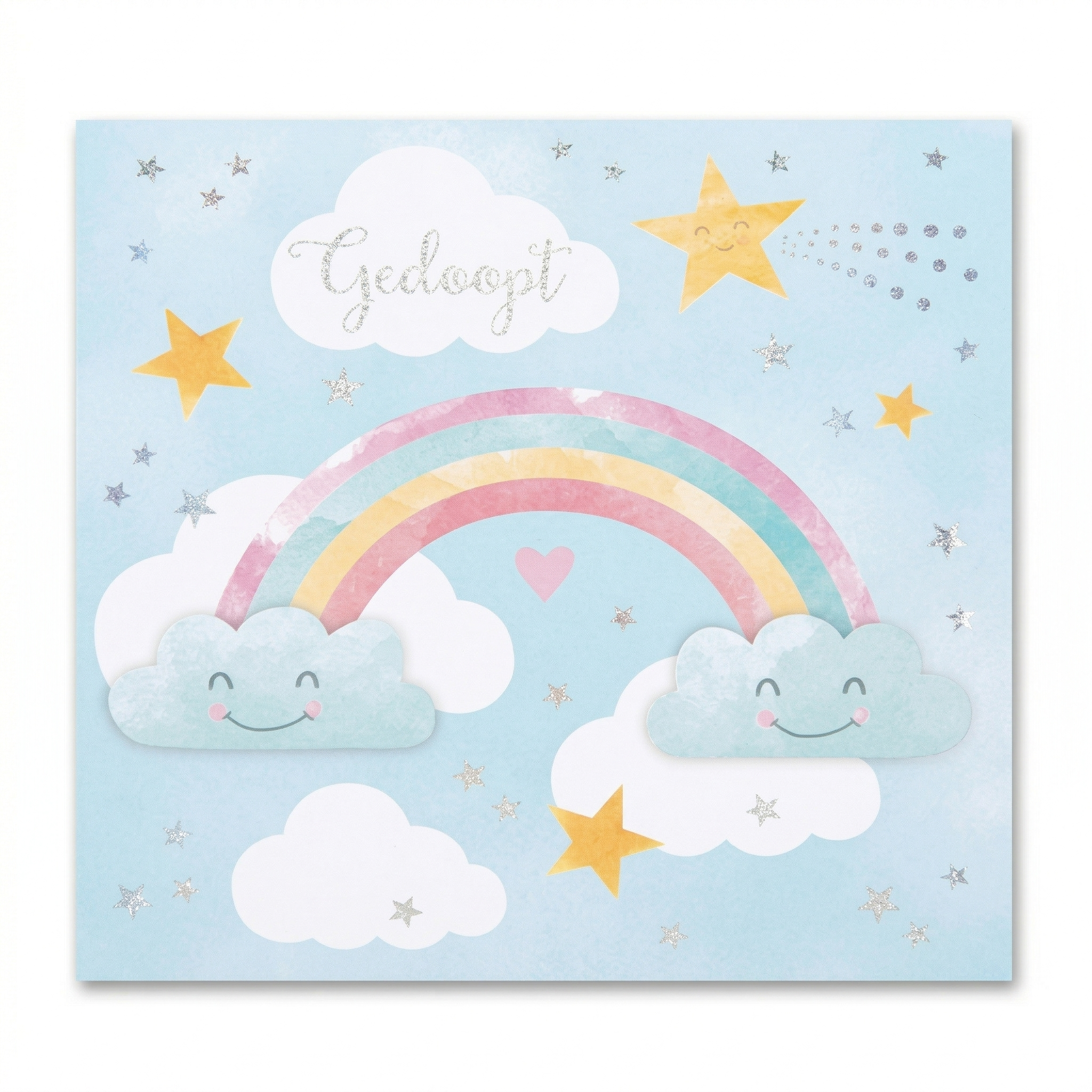 Kaart - Pop-up, licht & muziek - Gedoopt - 049A.