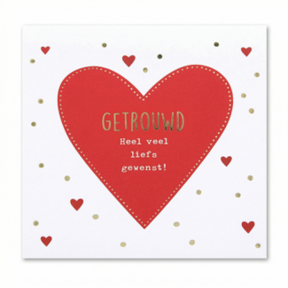 Depesche Kaart - Pop-up, licht & muziek - Getrouwd, heel veel liefs gewenst! - 046A.