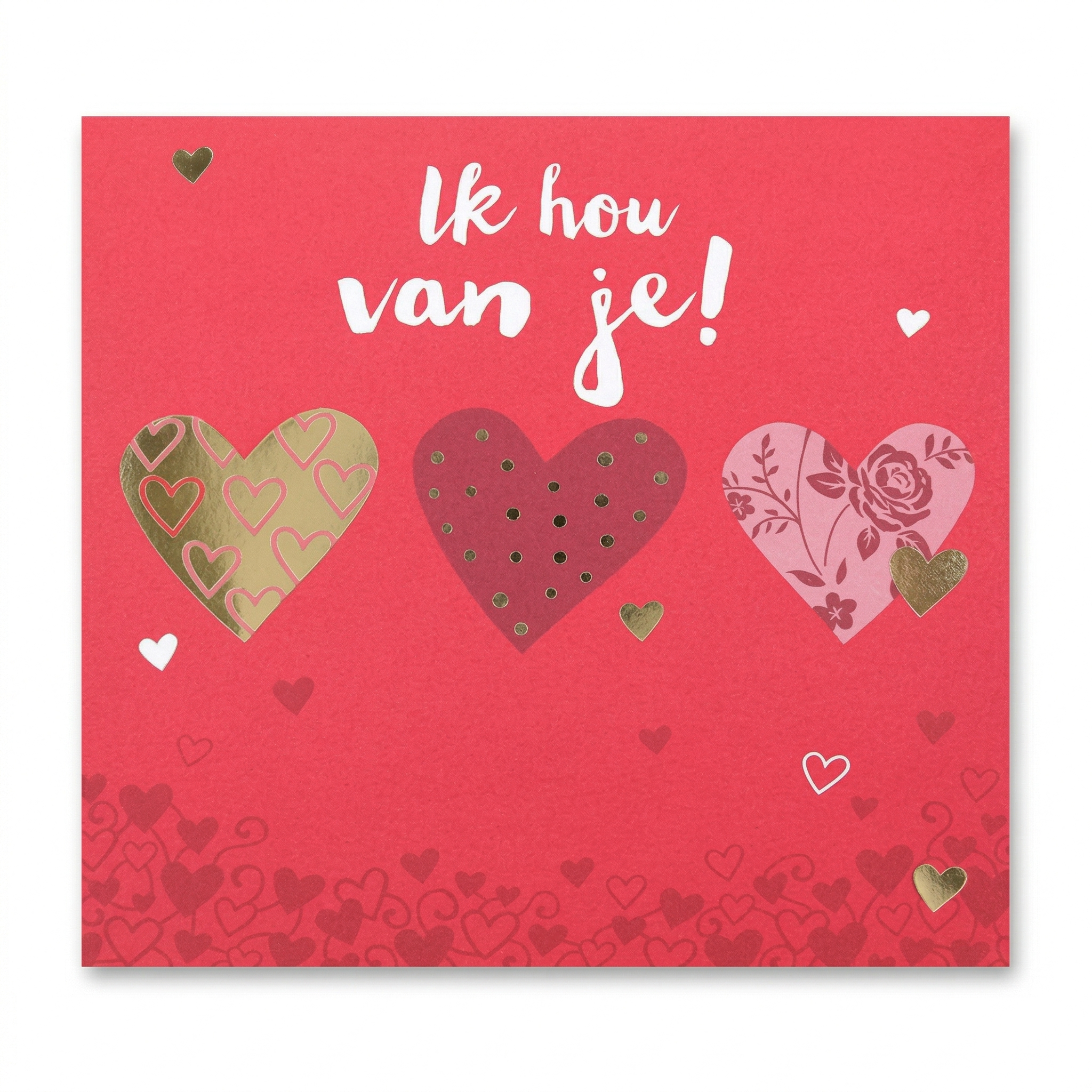 Kaart - Pop-up, licht & muziek - Ik hou van je! - 054A.