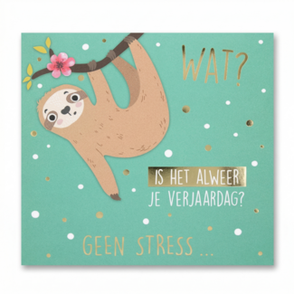 Depesche Kaart - Is het alweer je verjaardag? Geen stress... - Pop-up, licht & muziek - 023A.