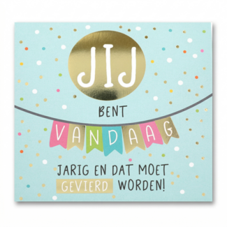 Depesche Kaart - Pop-up, licht & muziek - Jij bent vandaag jarig - 019A.