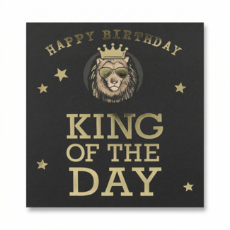 Depesche Kaart - King of the day - Pop-up, licht & muziek - 032A.