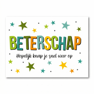 Artige Kaart - Artige - Eyecandy - Beterschap - EC45 -D