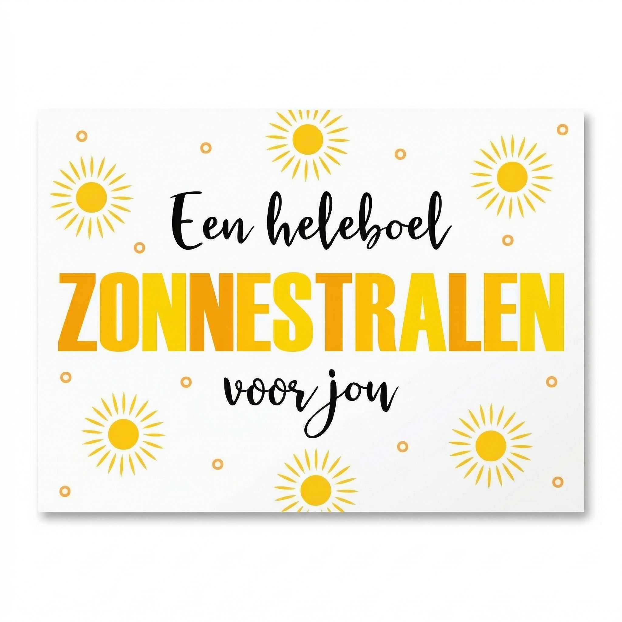 Kaart - Artige - Eyecandy - Een heleboel zonnestralen voor jou - EC50-F