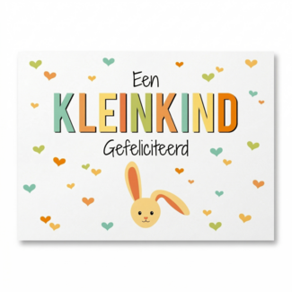 Artige Kaart - Een kleinkind, gefeliciteerd - Eyecandy - EC06-D