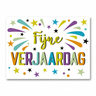 Artige Kaart - Fijne verjaardag - Eyecandy - EC17-D
