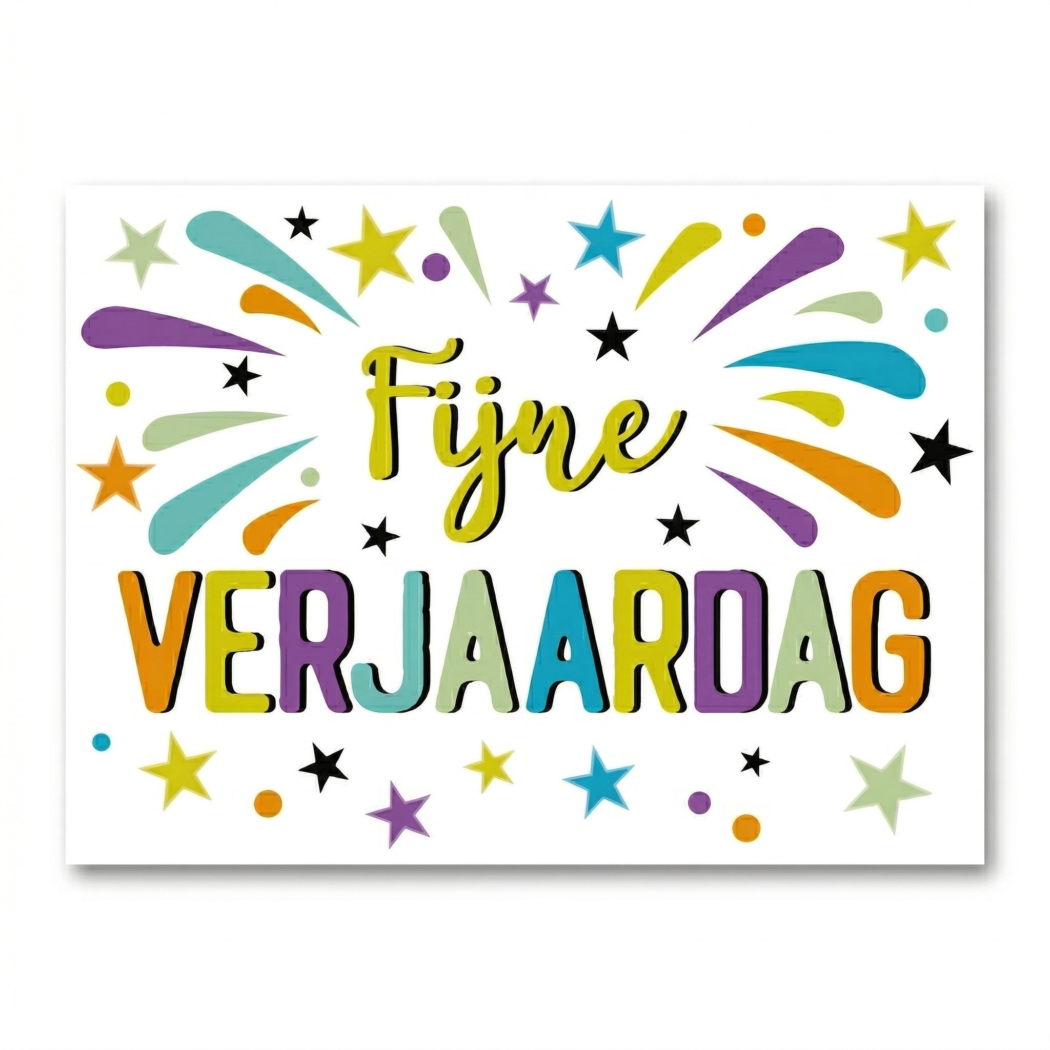 Kaart - Artige - Eyecandy - Fijne verjaardag - EC17-D