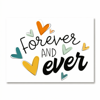 Artige Kaart - Forever and ever - Eyecandy - EC42-D