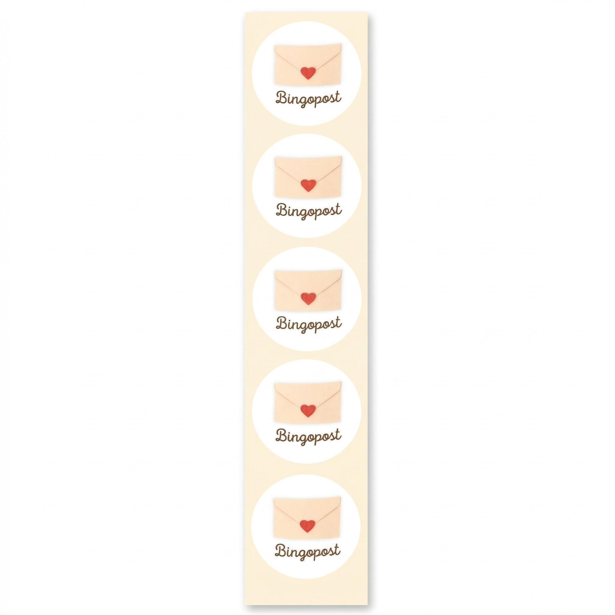 Stickers - Bingopost - Rond - 4cm - 100st. - DBLS057