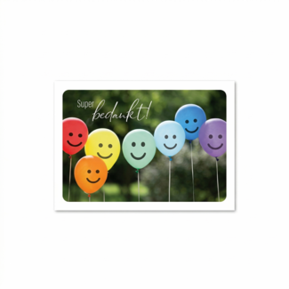 Paperclip Kaart - Photo factory - Super bedankt! - nr.37