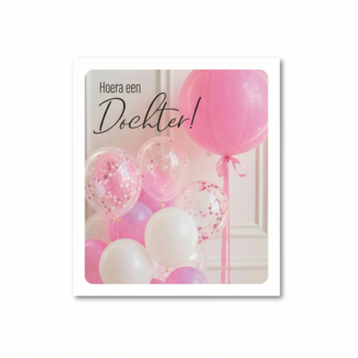 Paperclip Kaart - Photo factory - Hoera een dochter! - nr.57